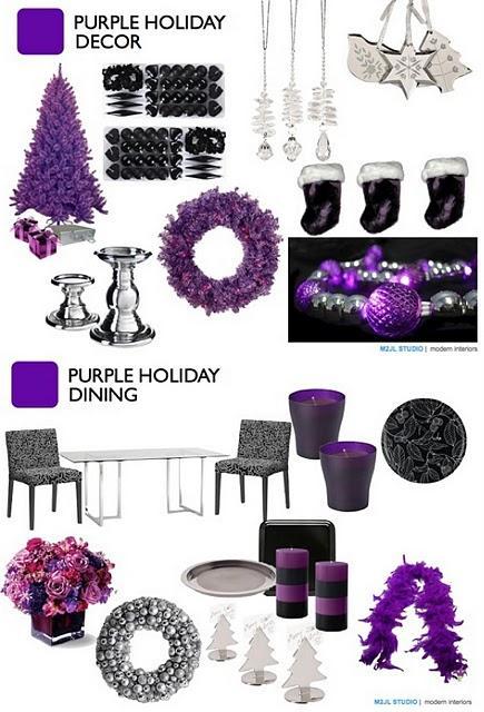 Púrpura para estas navidades