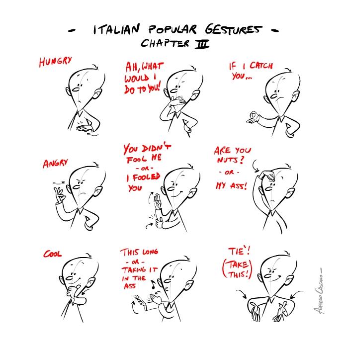Gestos populares italianos
