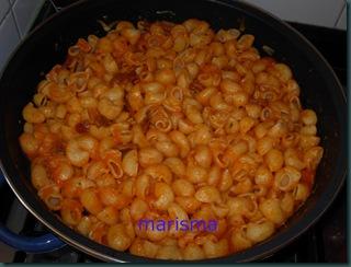 caracolas con tomate y bechamel-4