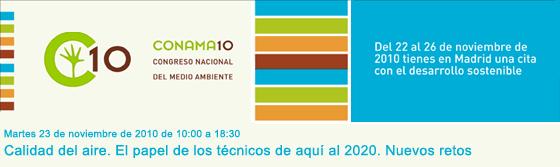 Conama 10: Calidad del Aire. El papel de los técnicos de aquí al 2020