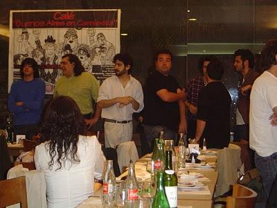 DIA DEL DIBUJANTE: La cena de Garaycochea