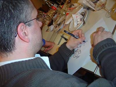 DIA DEL DIBUJANTE: La cena de Garaycochea