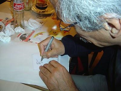 DIA DEL DIBUJANTE: La cena de Garaycochea