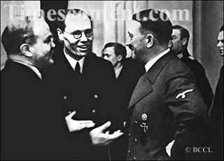 Molotov en Berlín con el Führer - 12/11/1940.