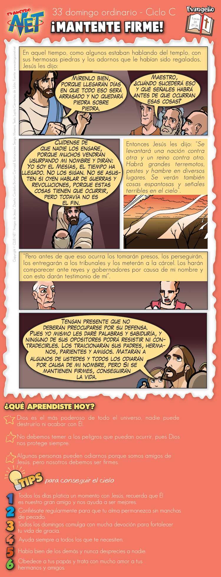 Evangelio Dominical: 14 de noviembre del 2010