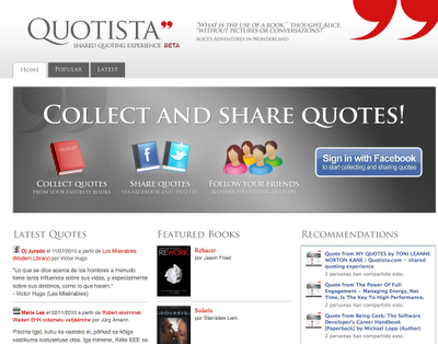 Quotista: comparte citas de libros