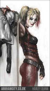 harley quinn Batman:Arkham Asylum Concept Art: Harley Quinn