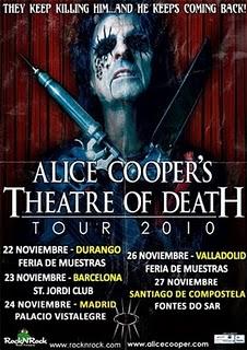 Alice Cooper: adiós al concierto de Durango