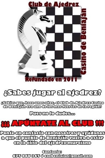 Renace el Club de Ajedrez Casino de Beniaján