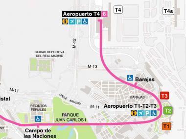 Ir en Metro a la T1 de Barajas, toda una excursión