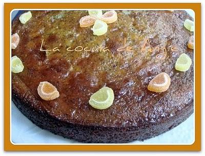 BIZCOCHO DE SEMILLAS DE AMAPOLA Y CÍTRICOS