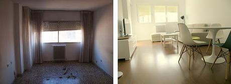 Antes y depusés de la casa de Mª Dolores