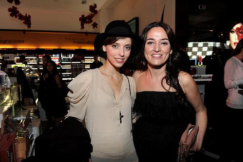 Leticia Dolera con Nathalie Chaminade de Sephora