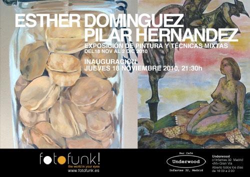 Exposición de pintura de Esther Domínguez  y Pilar Hernández