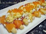 Rollitos salmón espárragos