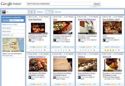 Google Hotpot, recomendaciones de lugares Google Hotpot, recomendaciones de lugares