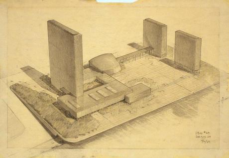 Hugh Ferris – Dibujos arquitectónicos Hugh Ferris – Dibujos arquitectónicos