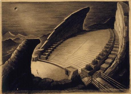 Hugh Ferris – Dibujos arquitectónicos Hugh Ferris – Dibujos arquitectónicos