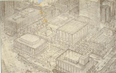 Hugh Ferris – Dibujos arquitectónicos Hugh Ferris – Dibujos arquitectónicos