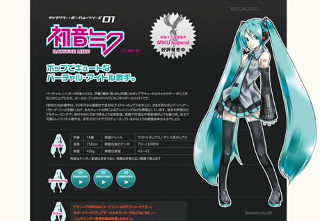 Hatsume Miku, la Idol virtual en 3D Hatsume Miku, la Idol virtual en 3D