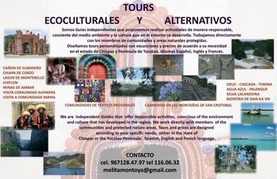 Tours alternativos y ecoculturales