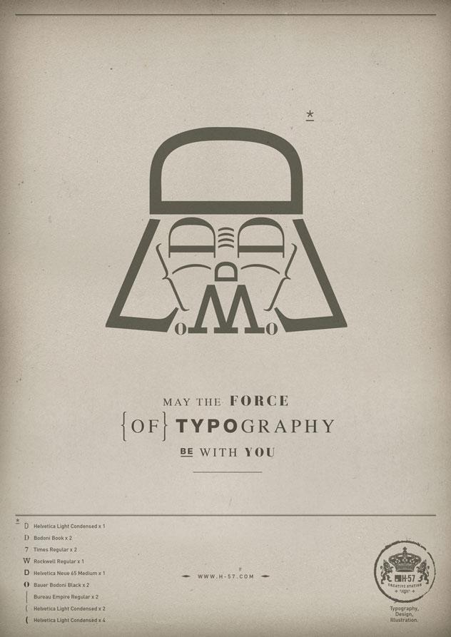 Que la fuerza de la tipografía te acompañe
