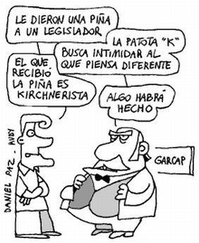 Piña en el Congreso de la Nación