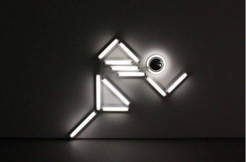 Nowhere man de Iván Navarro. Towner Art Museum London