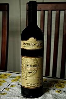 Baquero 1886, Malbec 2007