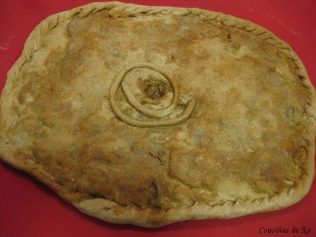 Empanada gallega de seitán con setas