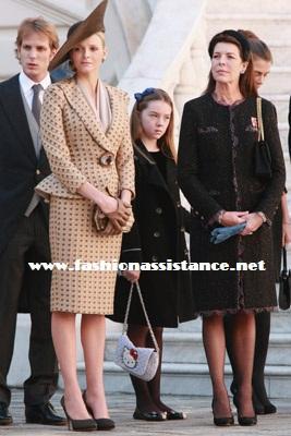 Charlene Wittstock, espléndida de Armani Privé, en el Día Nacional de Mónaco Charlene Wittstock, espléndida de Armani Privé, en el Día Nacional de Mónaco