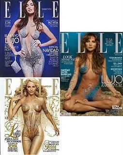 Algunas Portadas de Diciembre: Vogue y Elle de Luxe