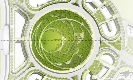 Nuevo plan paisajístico para la GIFT City de Topotek 1 NOT-074-Topotek 1, plan paisajístico de GIFT City-3