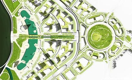 Nuevo plan paisajístico para la GIFT City de Topotek 1 NOT-074-Topotek 1, plan paisajístico de GIFT City-2