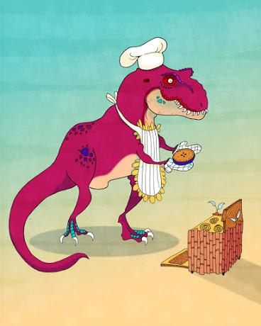 Los dinosaurios cocineros de Lish Simpson