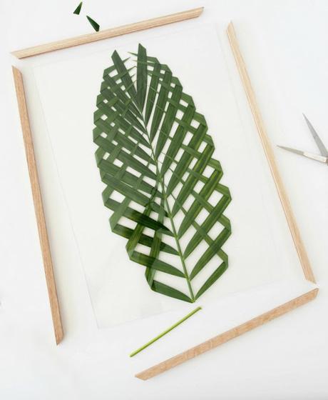 DIY: Cuadro con una hoja