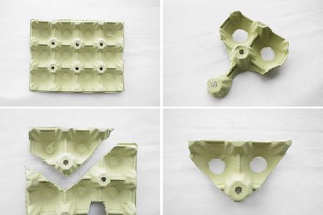 Diy - Manualidad Decorar en familia - Máscaras de hueveras de cartón2