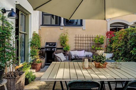 Cocina en el pasillo