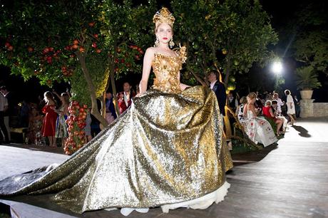 DOLCE & GABBANA: ALTA MODA FW2015 SUEÑO DE UNA NOCHE EN PORTOFINO