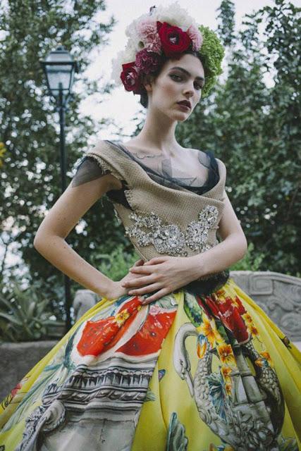 DOLCE & GABBANA: ALTA MODA FW2015 SUEÑO DE UNA NOCHE EN PORTOFINO