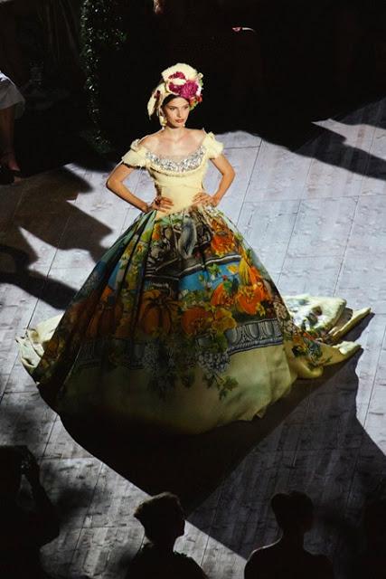 DOLCE & GABBANA: ALTA MODA FW2015 SUEÑO DE UNA NOCHE EN PORTOFINO