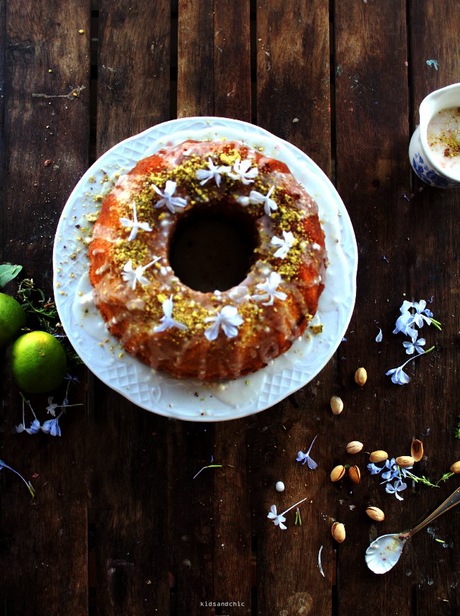 Lemon Lime pistachio bundt cake #BundtBakers