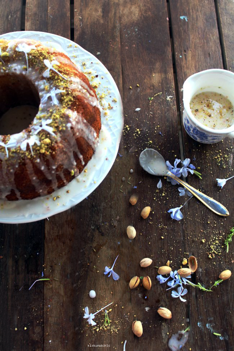 Lemon Lime pistachio bundt cake #BundtBakers
