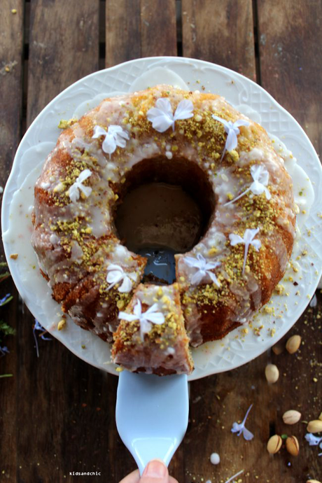 Lemon Lime pistachio bundt cake #BundtBakers