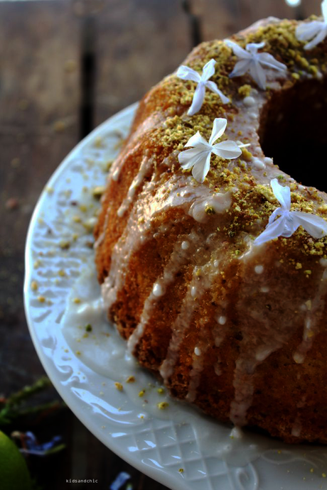 Lemon Lime pistachio bundt cake #BundtBakers