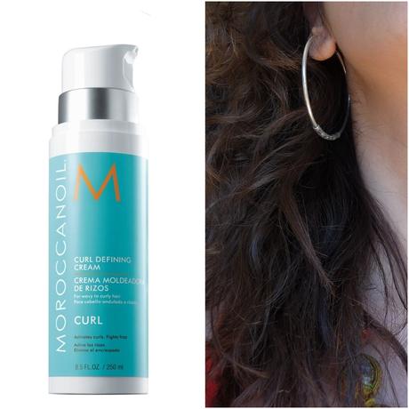 Rizos suaves y naturales con la crema moldeadora de Moroccanoil