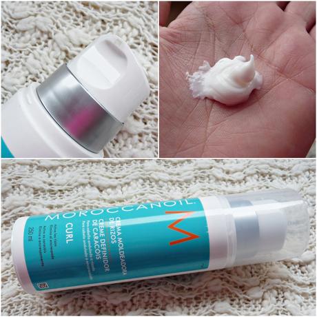 Rizos suaves y naturales con la crema moldeadora de Moroccanoil