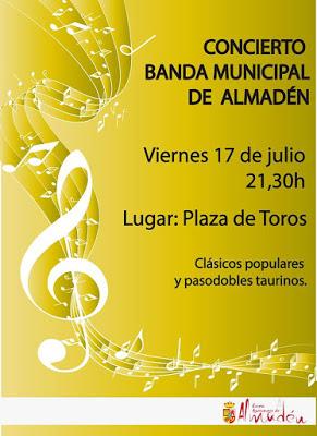 Concierto de verano. Banda Municipal de Música de Almadén