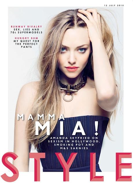 Amanda Seyfried protagonista en Sunday Times Style