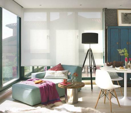 Casa a todo color… y con vistas Fresh living room